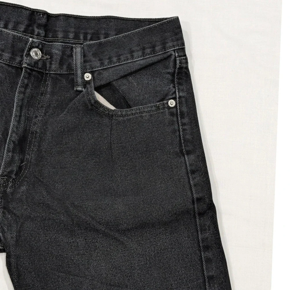 Levi's 511 Slim Fit Red Tab Black Denim Jeans Mens W33 L32